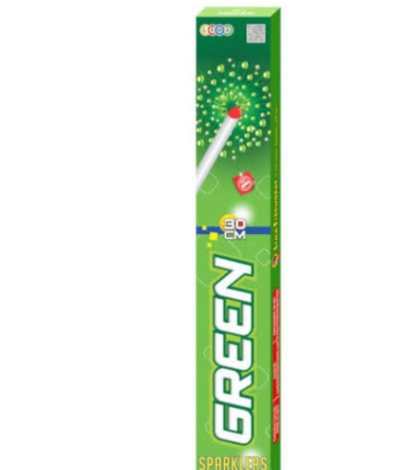 12 CM GREEN SPRKLER